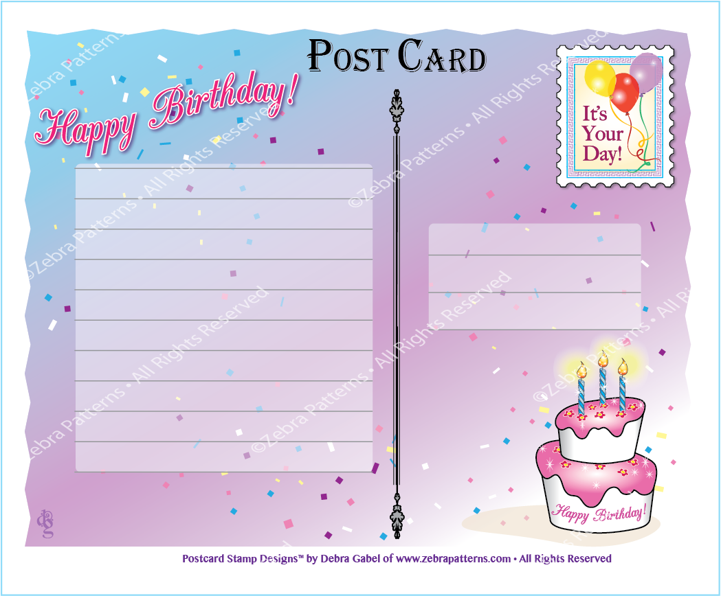 Birthday Postcard Kit