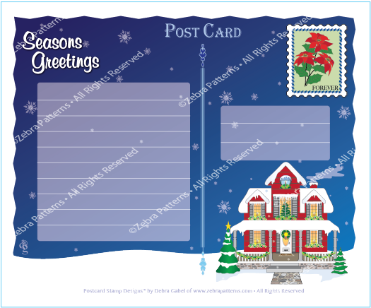 Christmas Postcard Kit
