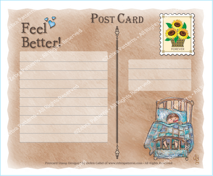 Feel Better Postcard Set